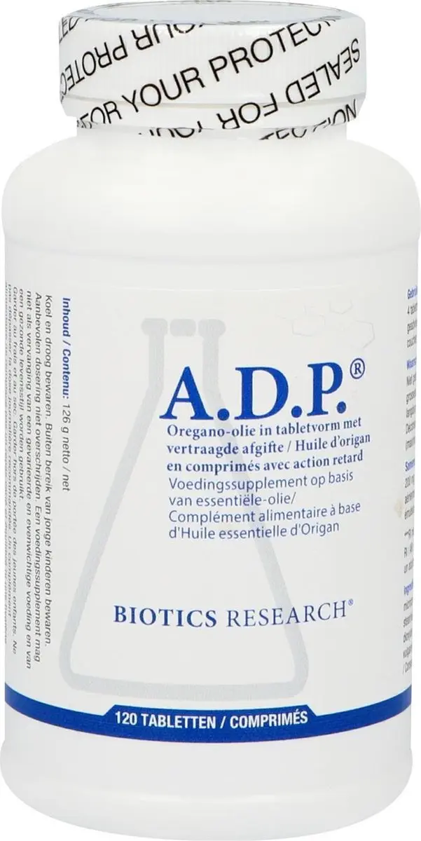 Biotics A.D.P. Oregano Emulsie 120 tabletten
