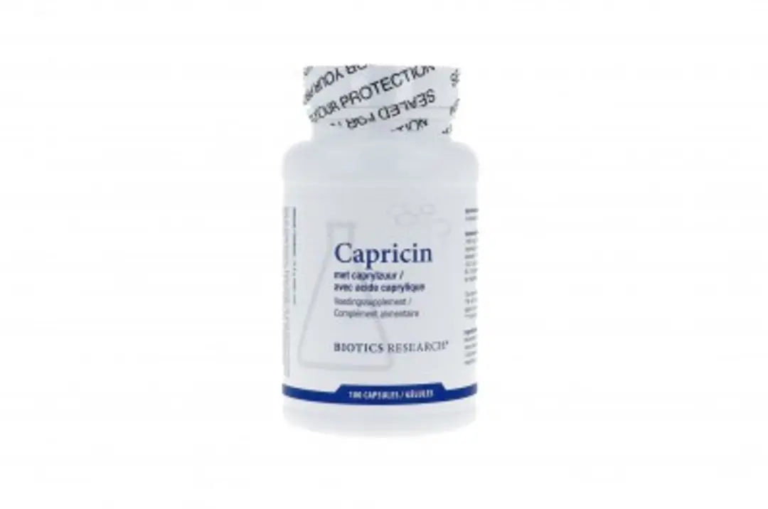 Biotics Capricin 100 capsules - afbeelding 3 van 3