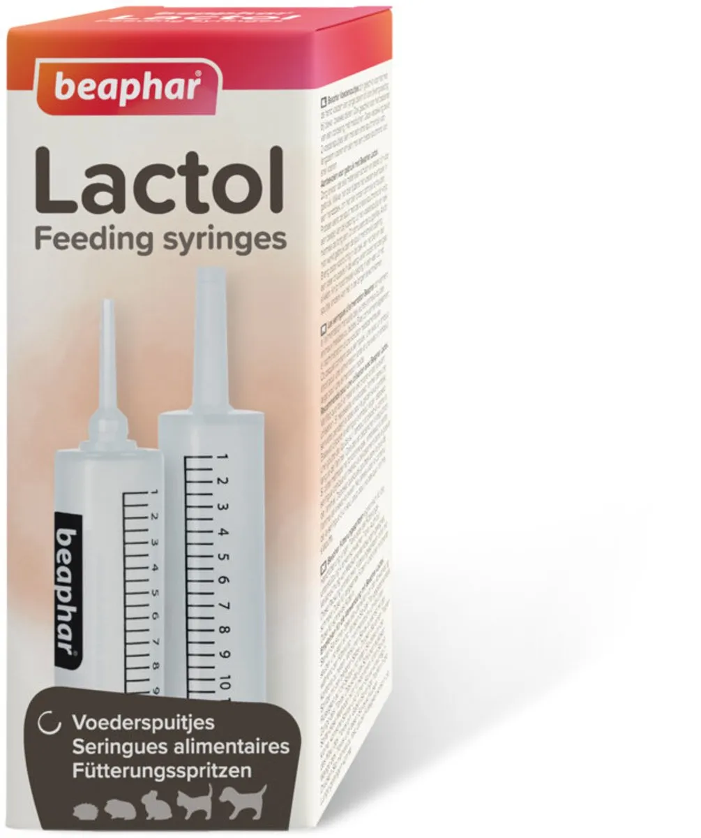 Beaphar Lactol Voederspuitjes 2st - 64ml