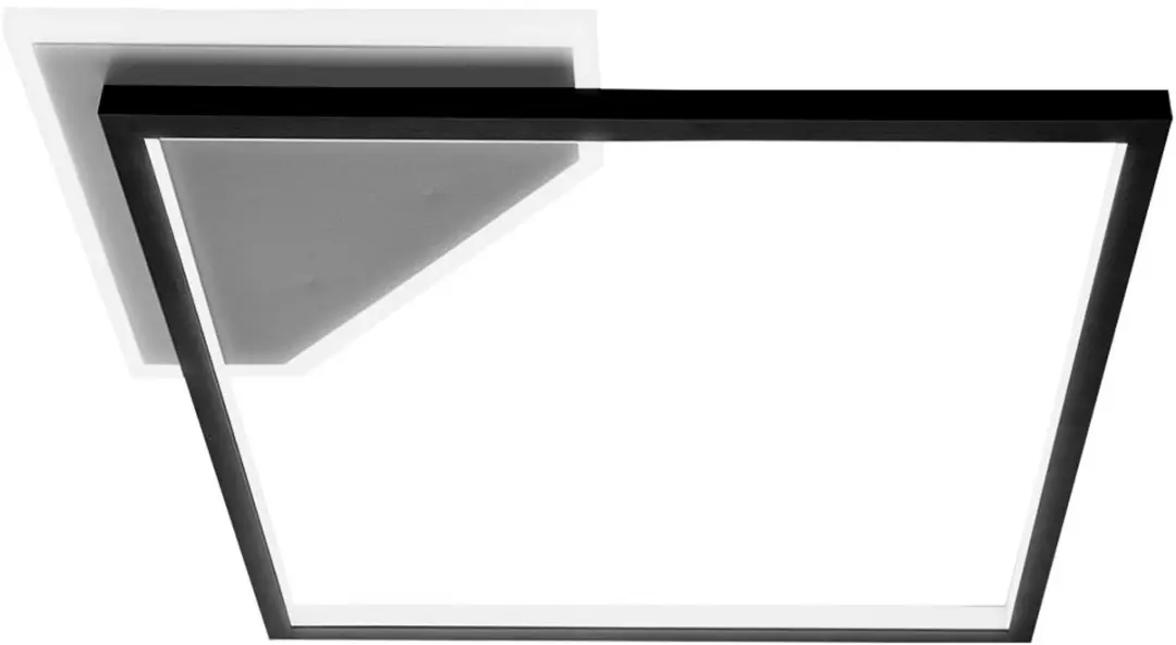 Globo Oslo Plafondlamp 24W - 46,6cm - Zwart - afbeelding 3 van 6