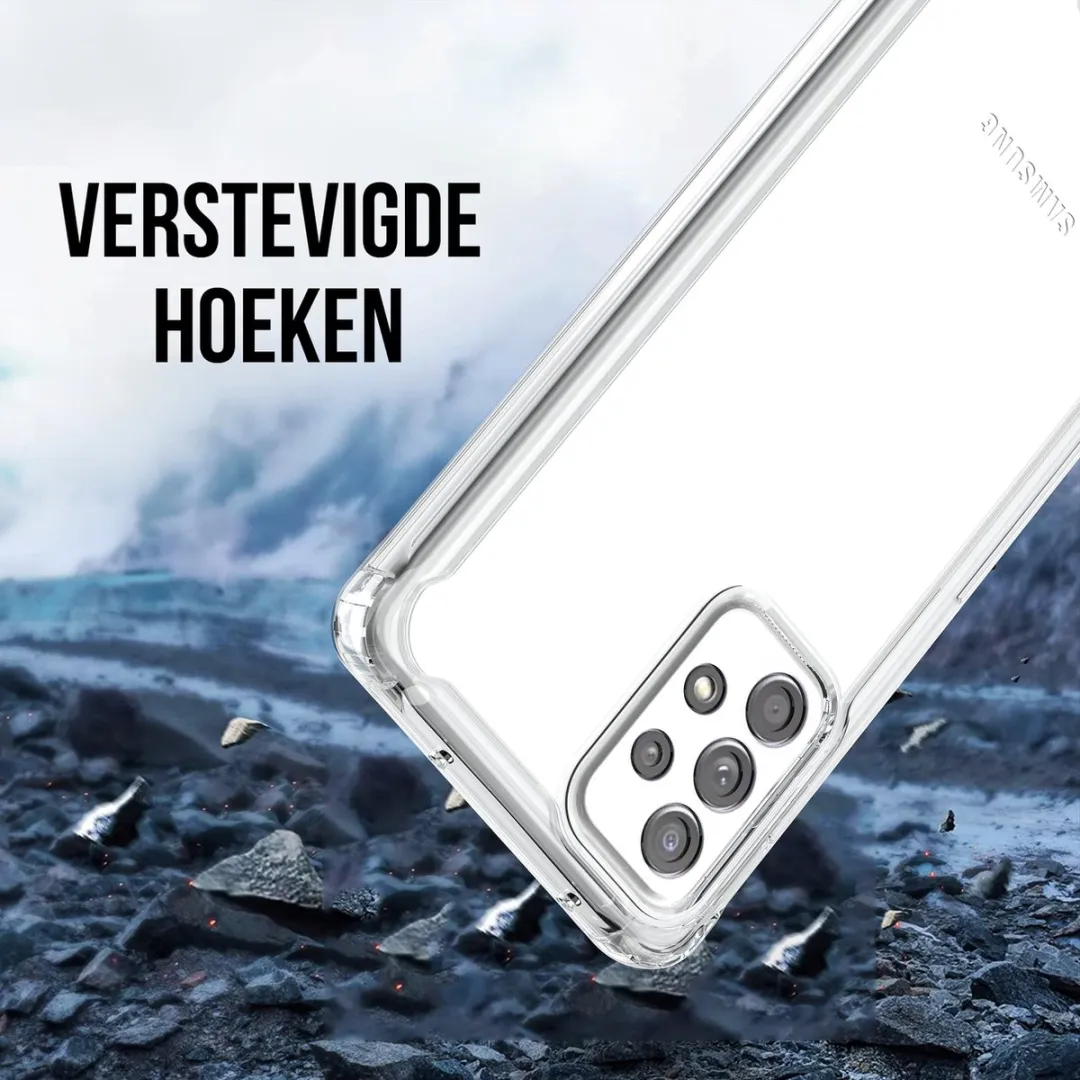 Nuvex Hoesje Samsung Galaxy A52 - Transparant - Anti-Shock - afbeelding 4 van 6