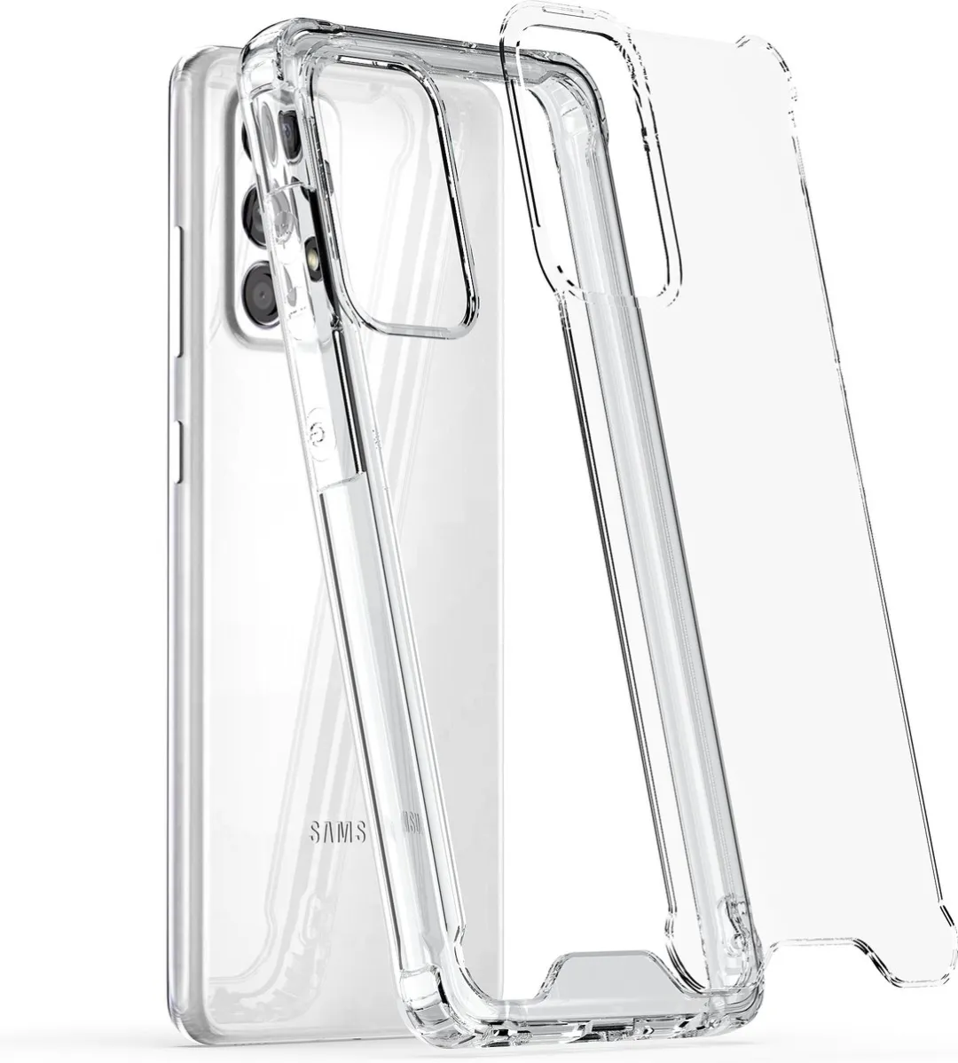 Nuvex Hoesje Samsung Galaxy A52 - Transparant - Anti-Shock - afbeelding 5 van 6