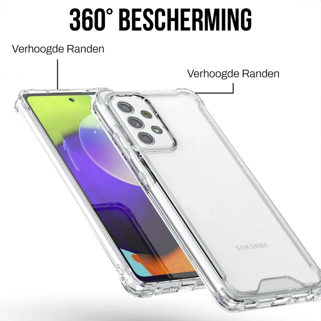 Nuvex Hoesje Samsung Galaxy A52 - Transparant - Anti-Shock - afbeelding 3 van 6