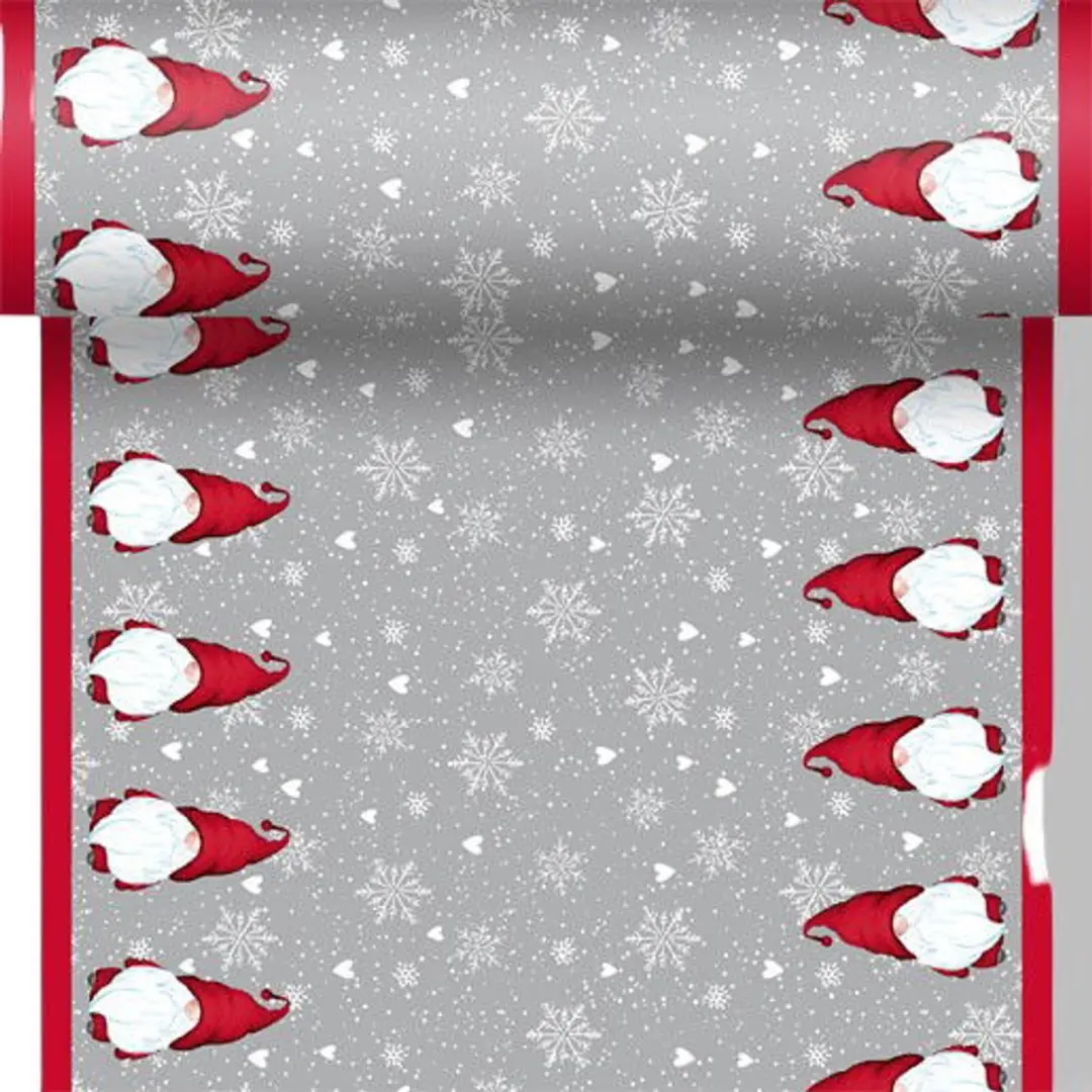 Duni Tafelloper 3-in-1 Winter Flakes 40x480cm - afbeelding 2 van 2