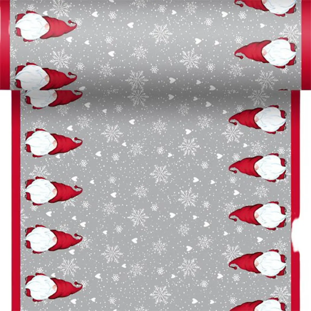 Duni Tafelloper 3-in-1 Winter Flakes 40x480cm
