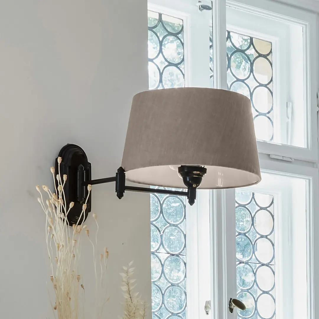 Loberon Lampenkap Anfor - Taupe - afbeelding 3 van 6