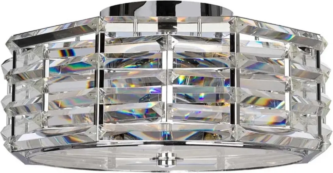 Elstead Lighting Shoal Plafondlamp 4x E27 - Polished Nickel - afbeelding 5 van 6