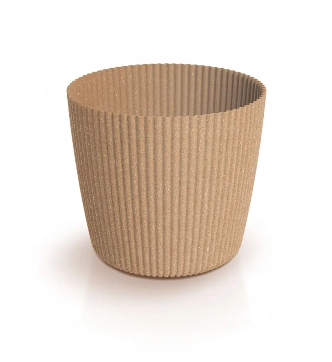 Milly Round Eco Wood Pot 17cm Natuurlijk Hout
