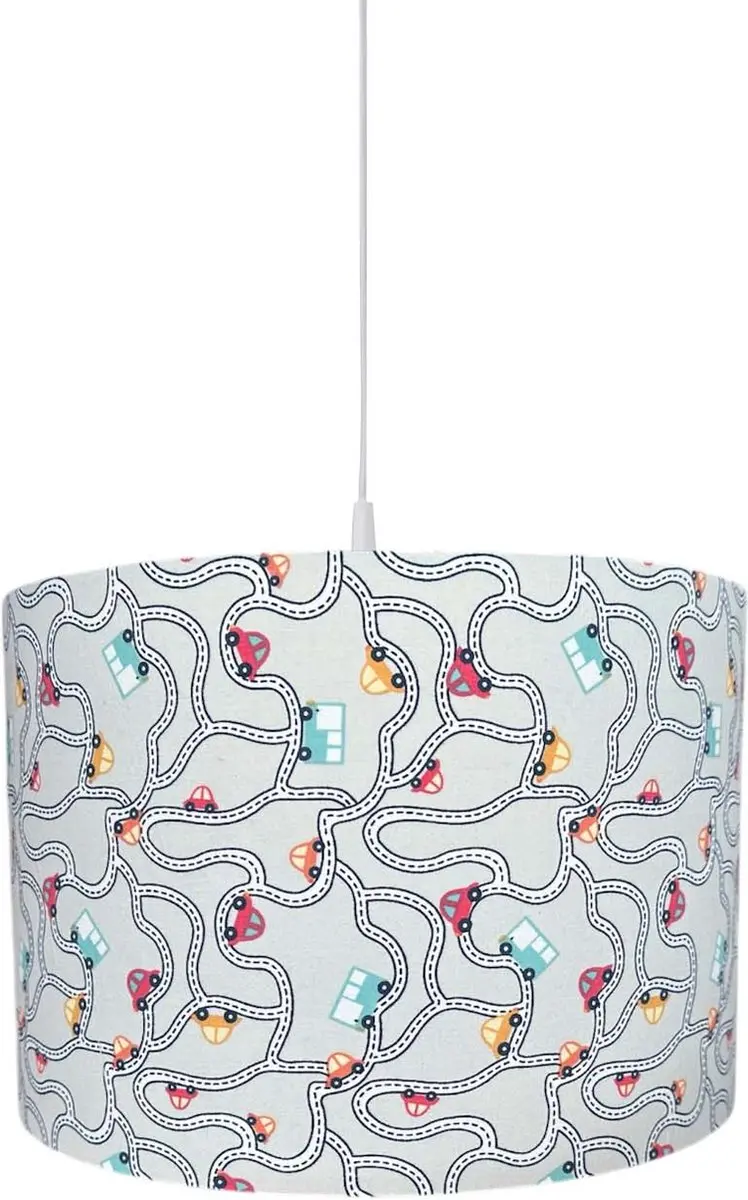 BINK Bedding Hanglamp/Lampenkap Traffic Grey 30 cm inclusief pendel