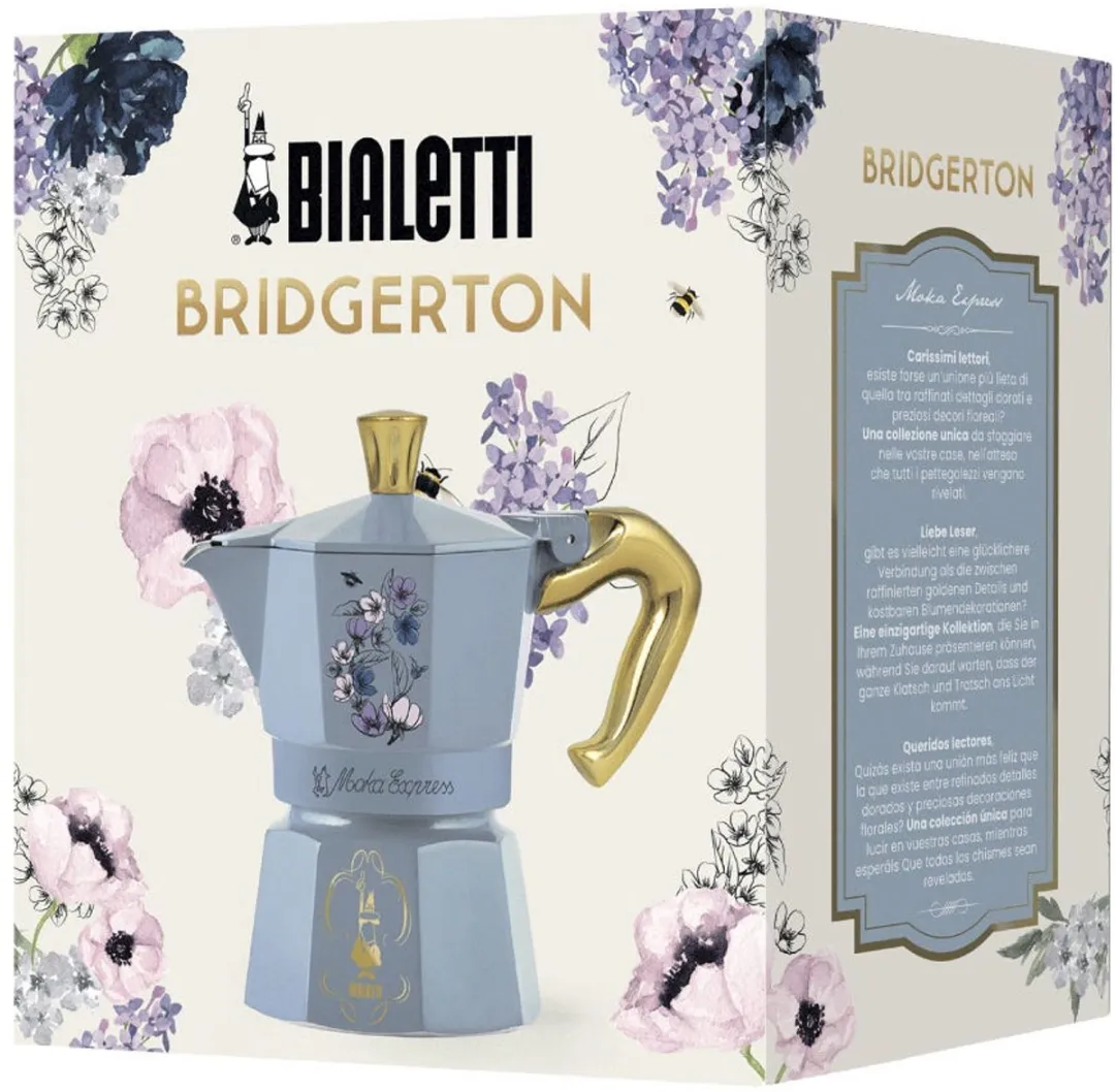 Bialetti Bridgerton Moka Express 0,13L - Tweekleurig