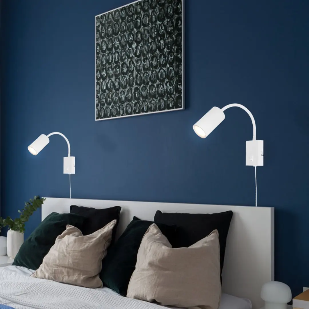 Globo Witte wandlamp Robby - 57911WW - afbeelding 5 van 6