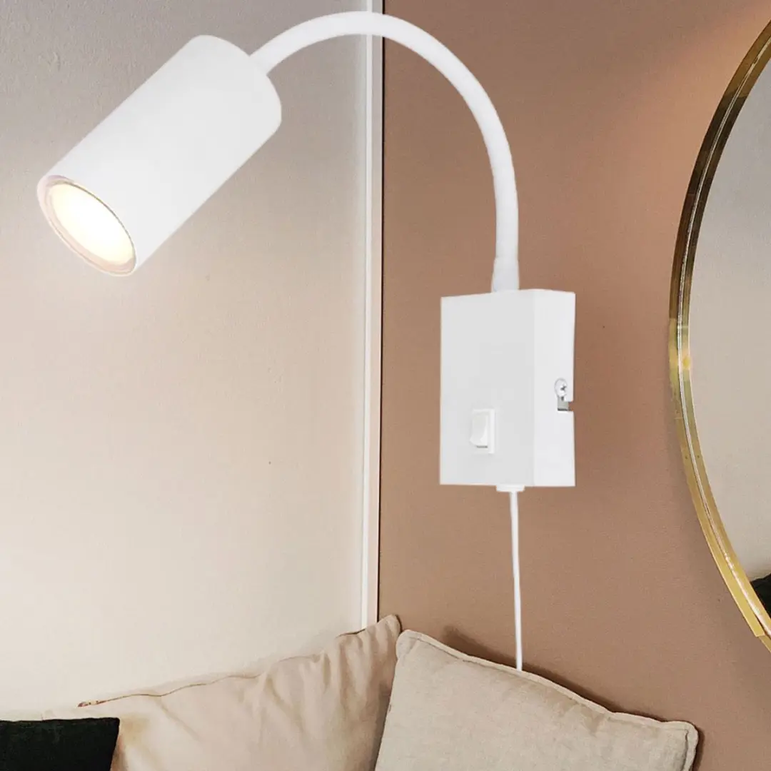 Globo Witte wandlamp Robby - 57911WW - afbeelding 6 van 6