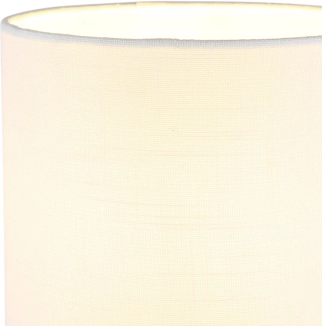 Globo Benson 21440W Tafellamp - 40W - Nikkel met witte kap - afbeelding 5 van 6