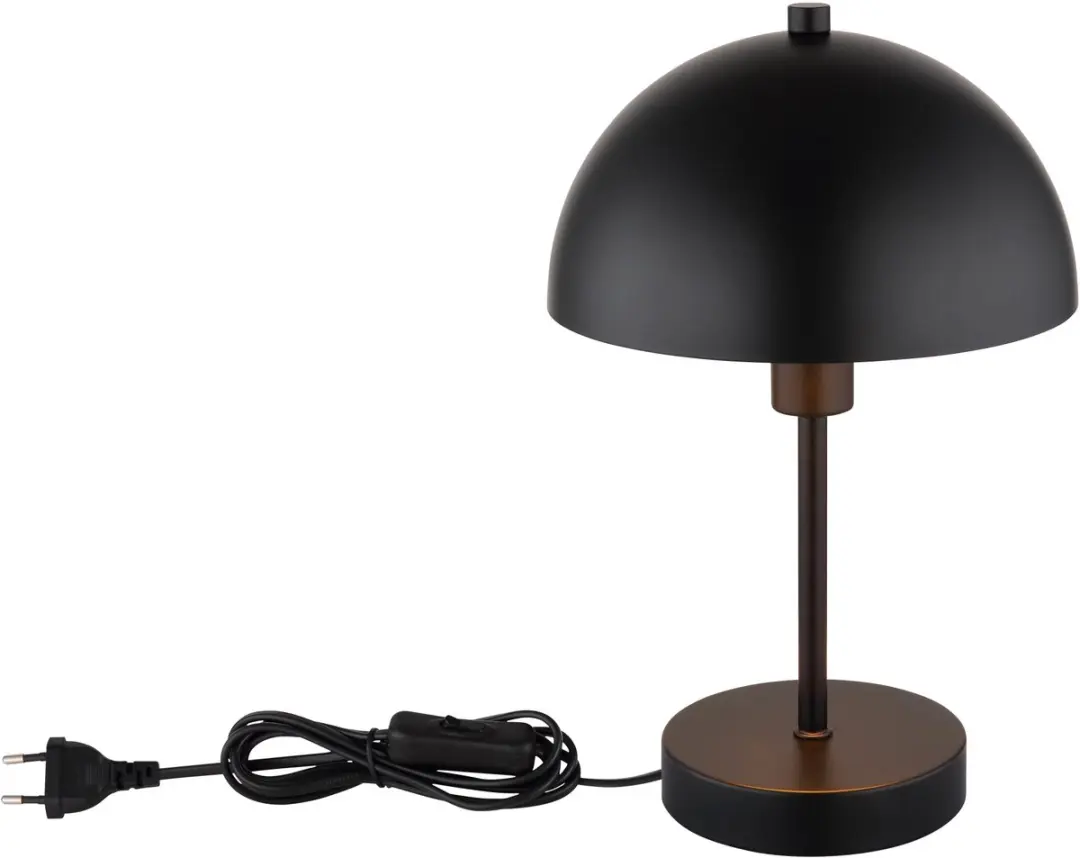 Globo Atoma I Tafellamp E14 - 40W - Zwart - afbeelding 6 van 6