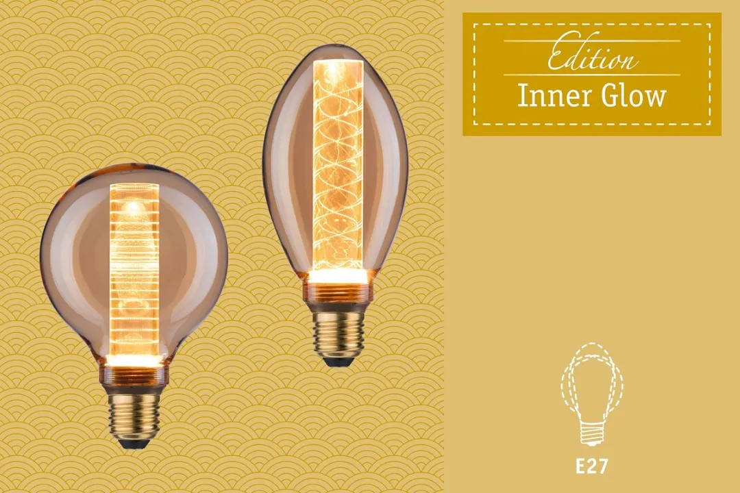Paulmann Inner Glow Edition Helix E27 LED-lamp 3,5W 90lm 1800K - Rookglas