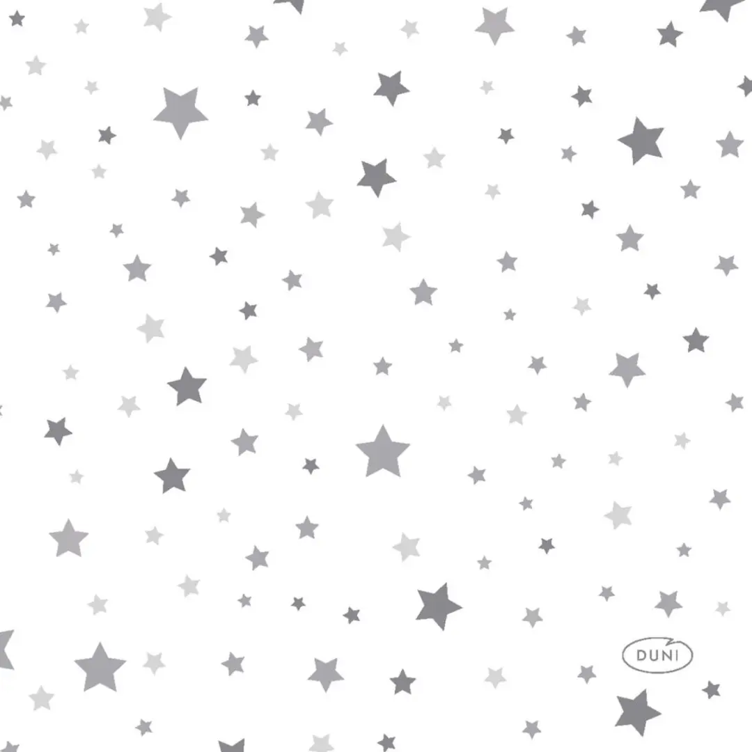 Duni Servetten 24x24cm Stardust
