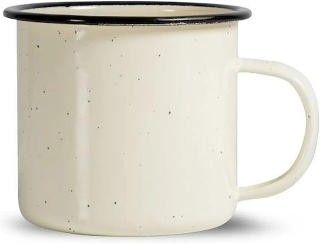 Sagaform Doris Emaille Mokken Beige