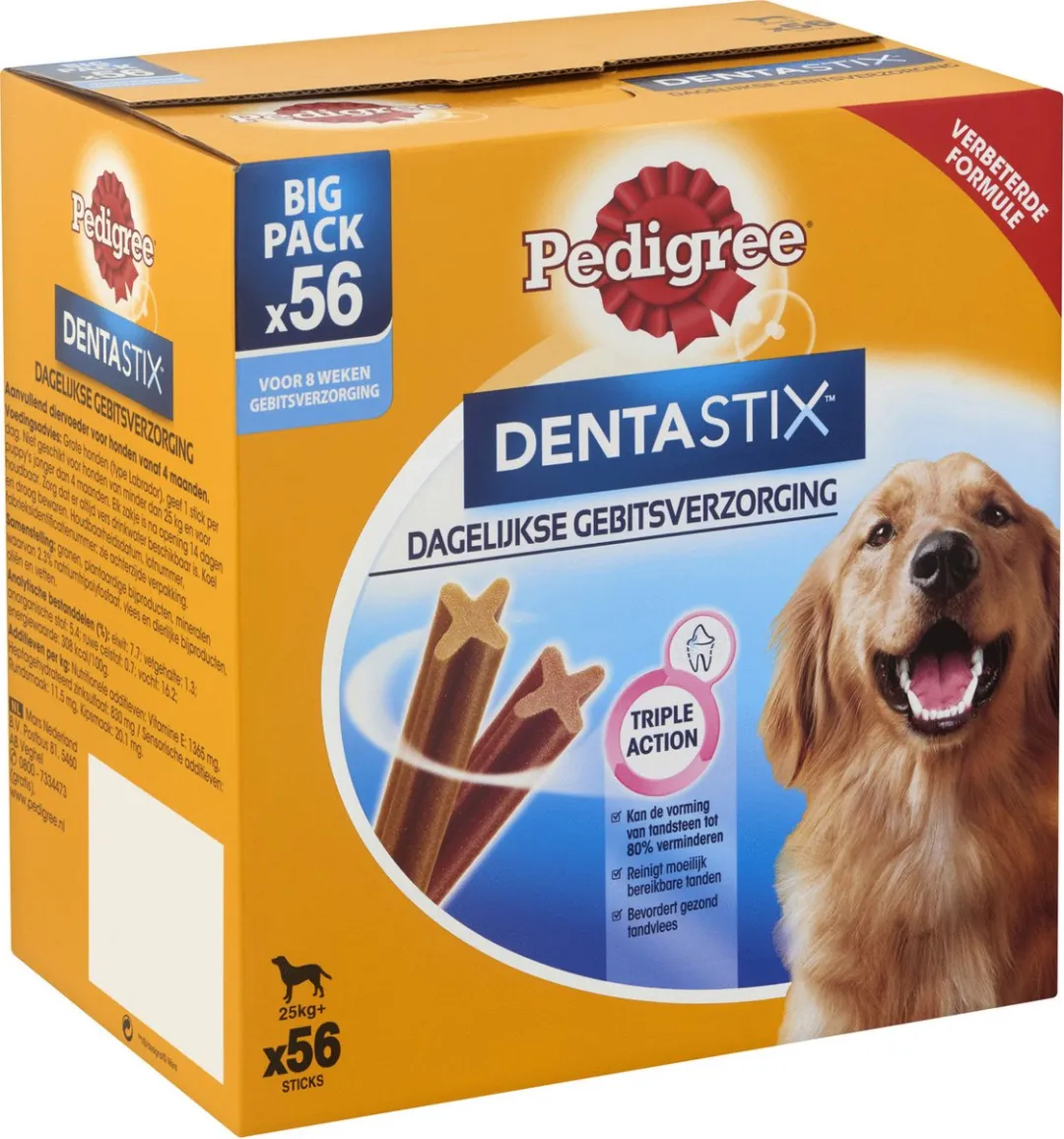 Pedigree Dentastix Grote Hond Gebitsverzorging 56 Stuks