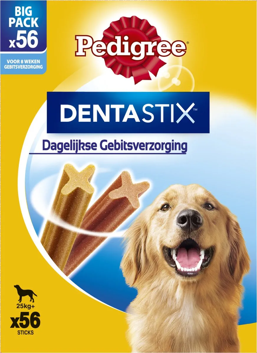 Pedigree Dentastix Grote Hond Gebitsverzorging 56 Stuks