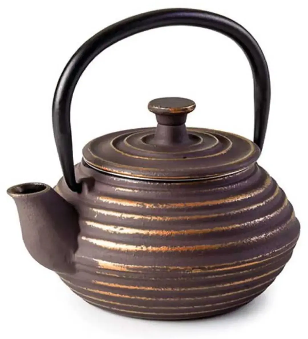 Ibili Ijzer Gietijzeren Kuta Theepot 300ml Goud