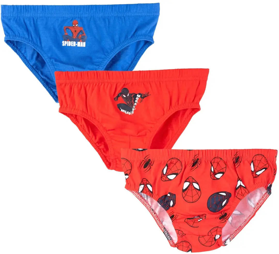 Spiderman 3-Pack Single Jersey Slips - afbeelding 2 van 3