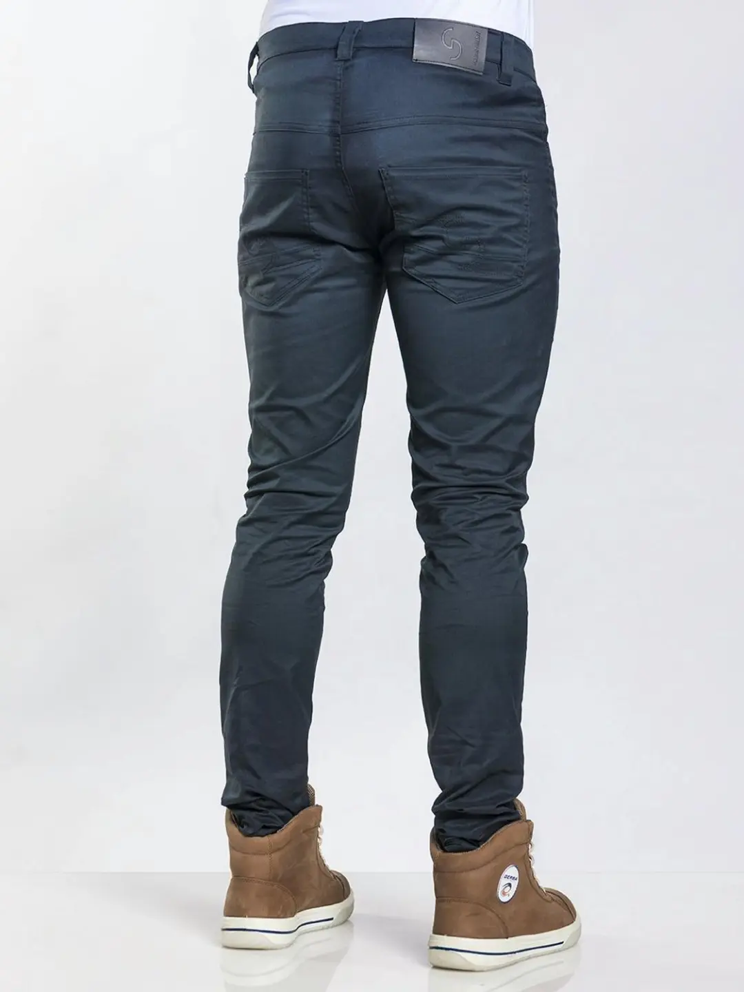Chaud Devant Skinny Chef Pants - Black Stretch - afbeelding 2 van 4