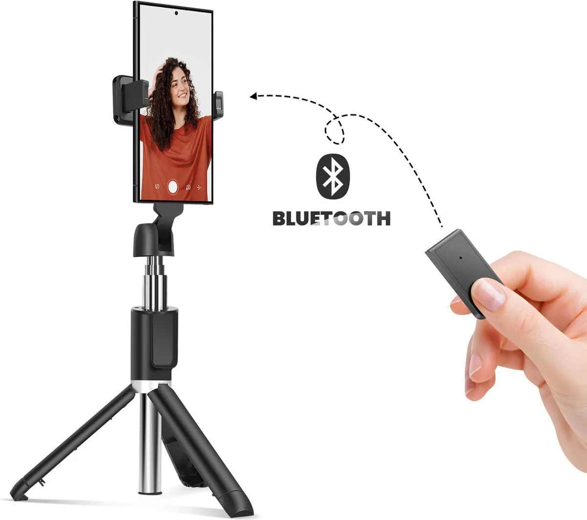 Samsung Bluetooth Selfie Stick GP-TOU024AEABW - 6.9" - Zwart
