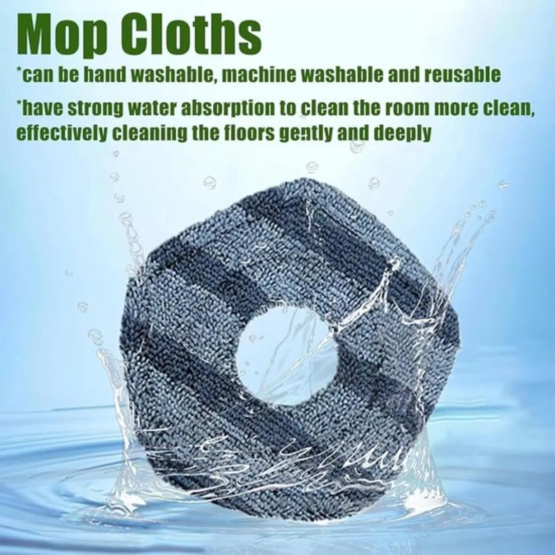 Eufy X10 Pro Omni/X9 Pro Mop Pads - 4 Stuks - Blauw