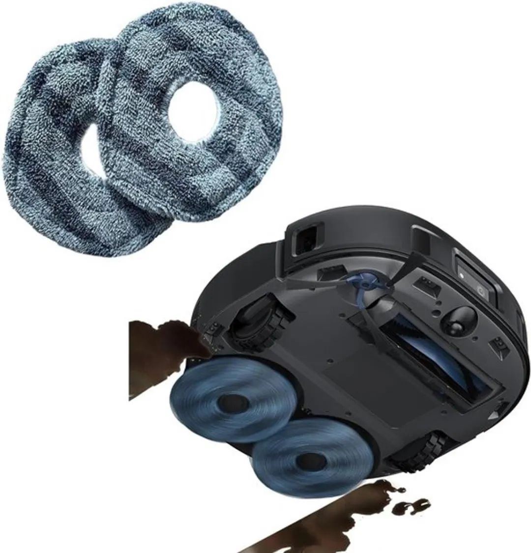 Eufy X10 Pro Omni/X9 Pro Mop Pads - 4 Stuks - Blauw