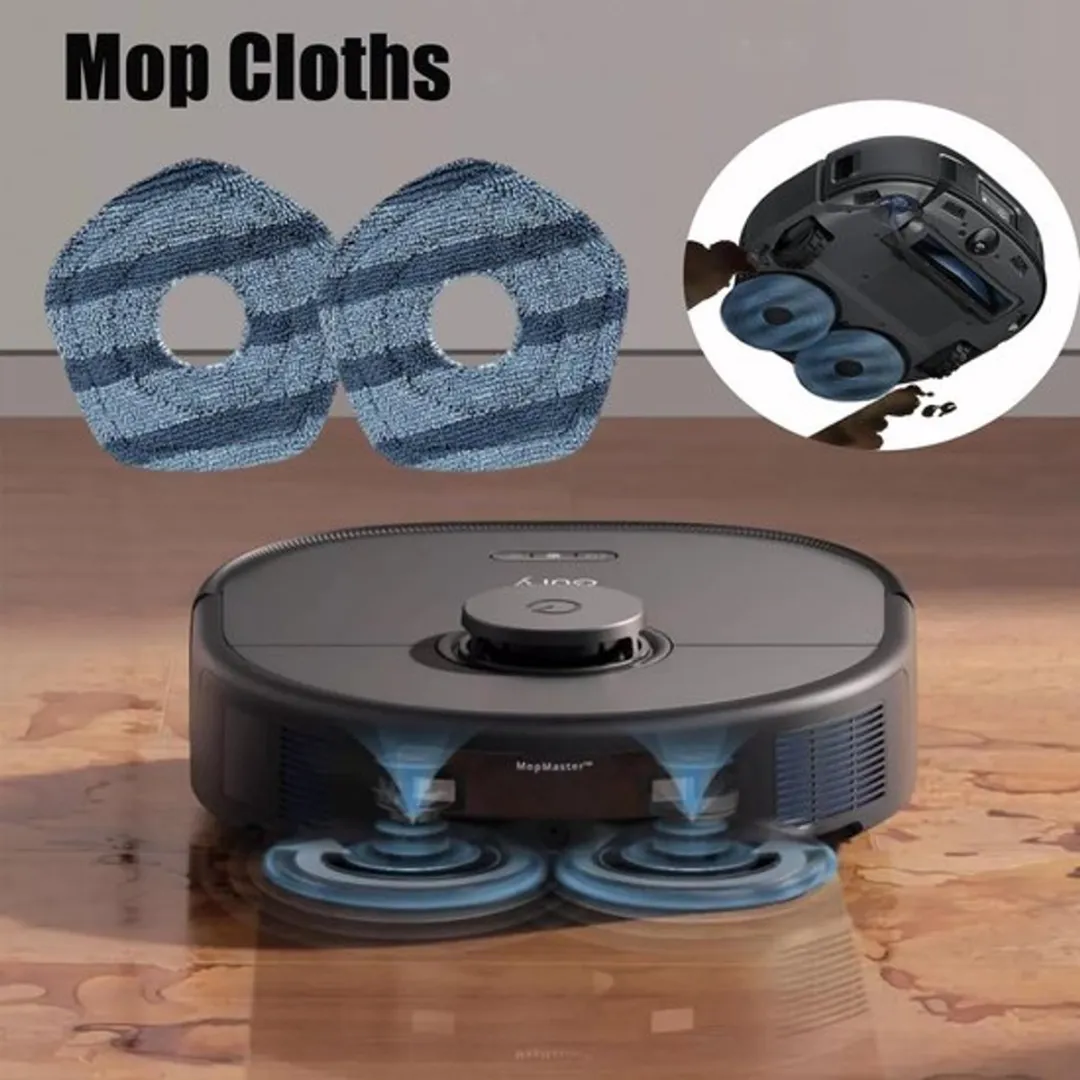 Eufy X10 Pro Omni/X9 Pro Mop Pads - 4 Stuks - Blauw - afbeelding 6 van 6