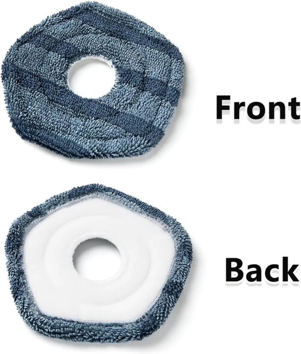 Eufy X10 Pro Omni/X9 Pro Mop Pads - 4 Stuks - Blauw