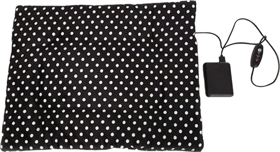 RedParrot Verwarmde Hondenmat L - 47x37cm - Zwart