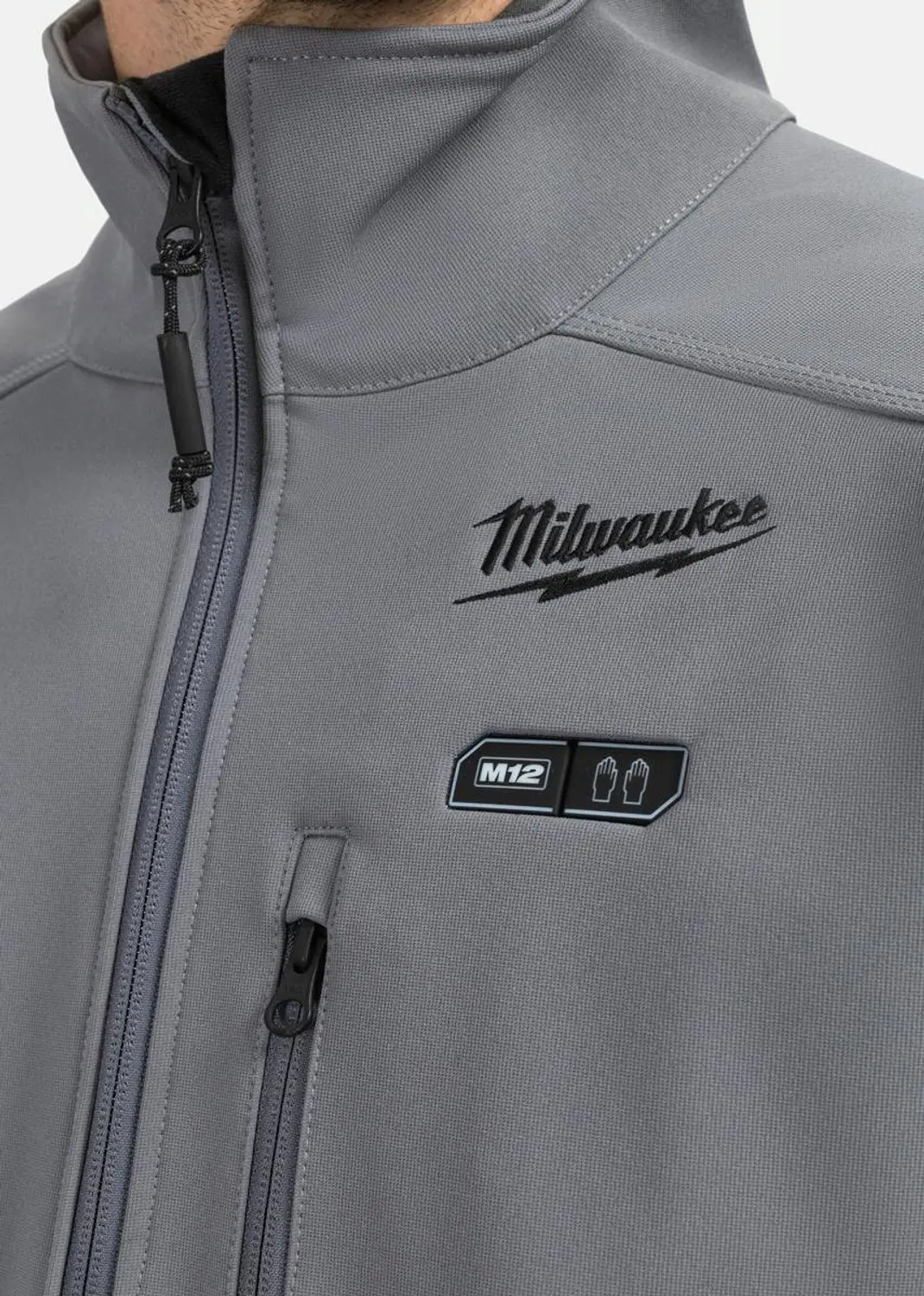 Milwaukee M12 Verwarmde Werkjas - Grijs - L - afbeelding 6 van 6