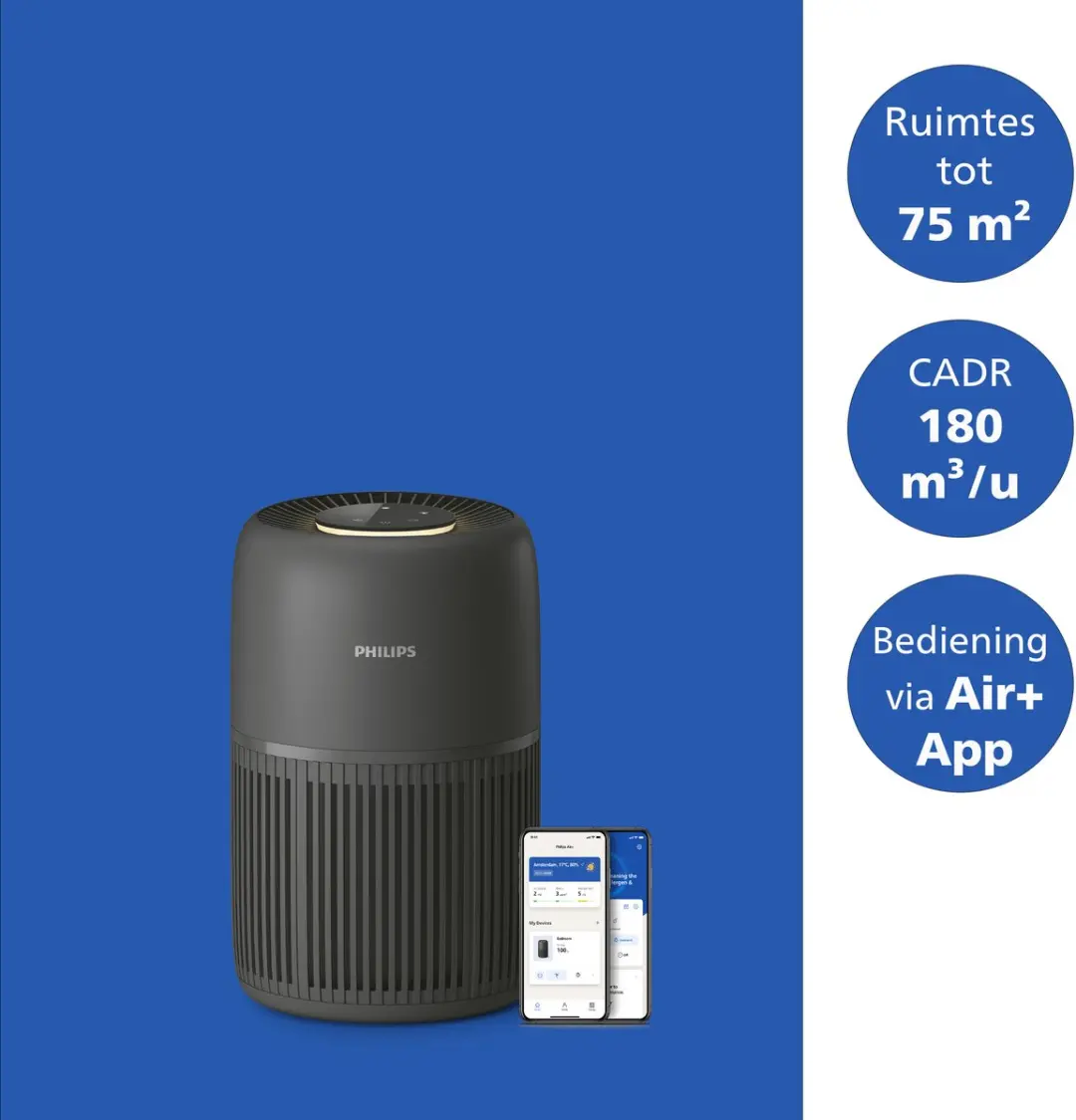 Philips PureProtect 700 AC0721/13 Luchtreiniger - Grijs - afbeelding 2 van 6