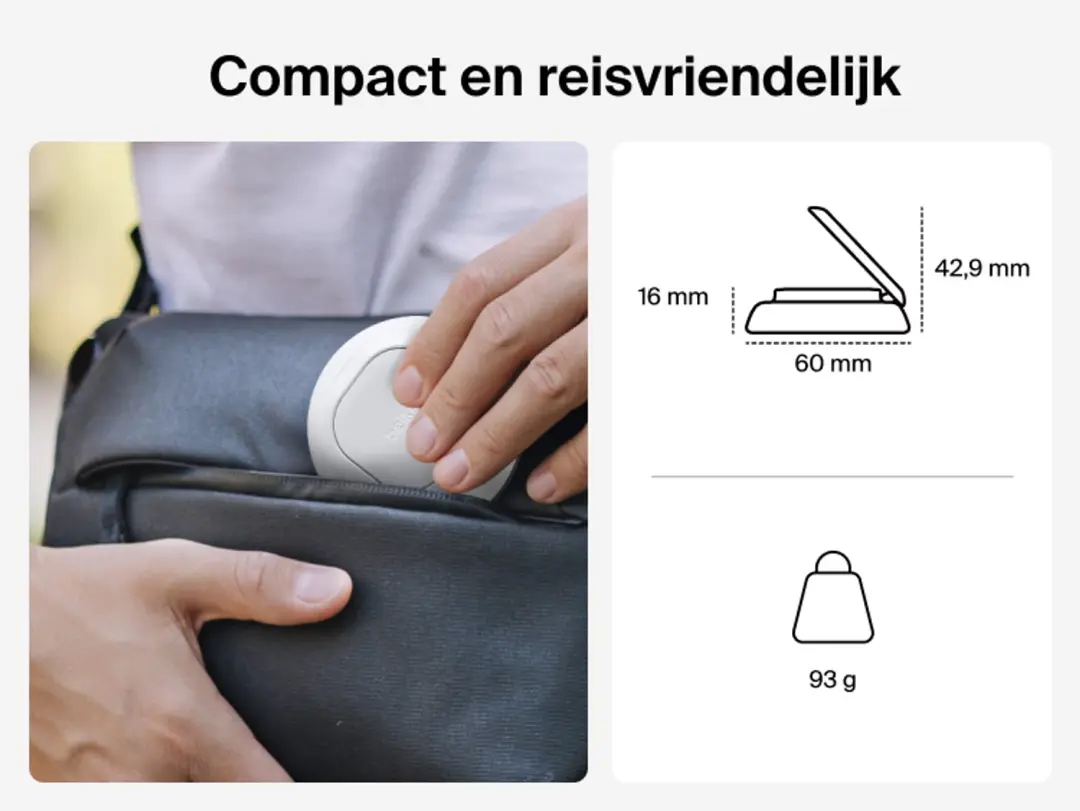 Belkin UltraCharge WIA013HQWH Draadloze Oplader 25W - Wit - afbeelding 4 van 6