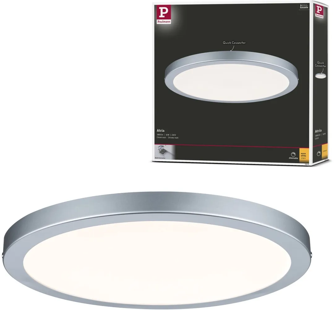 Paulmann LED-paneel Atria Rond 300mm 16W