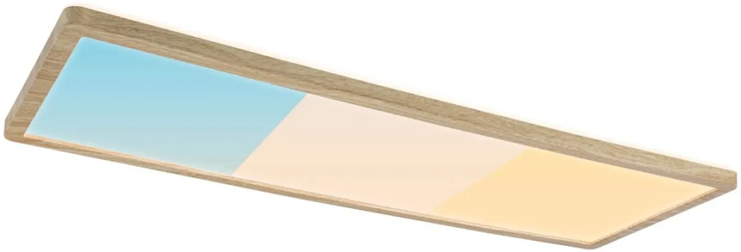 Paulmann Atria Shine LED-paneel 15,2W 2030lm 3000-6500K Houtlook - 560x200mm