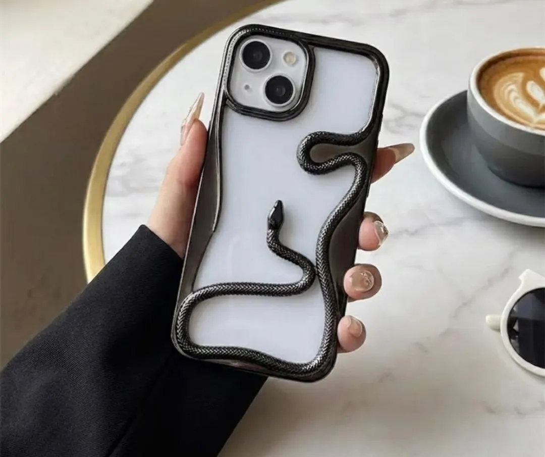 NUVEX iPhone 13 Slang Design Hoesje - Zwart