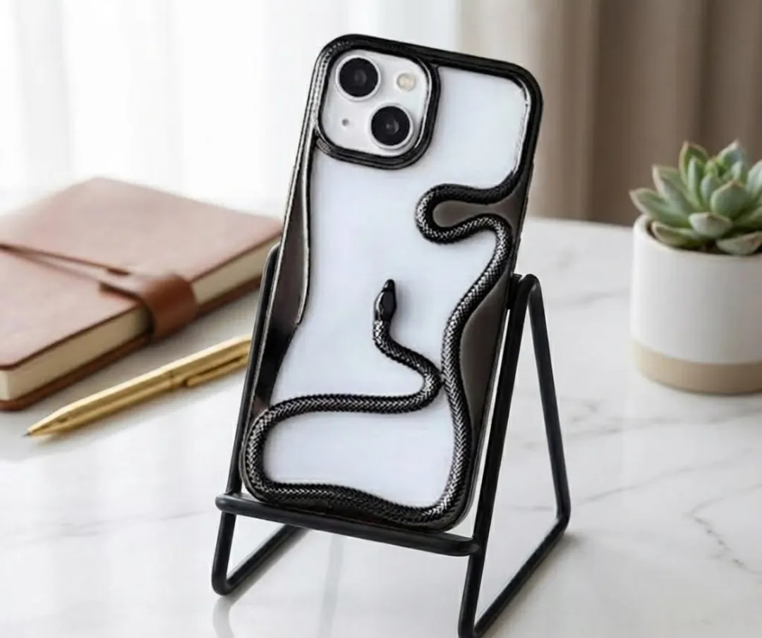 NUVEX iPhone 13 Slang Design Hoesje - Zwart