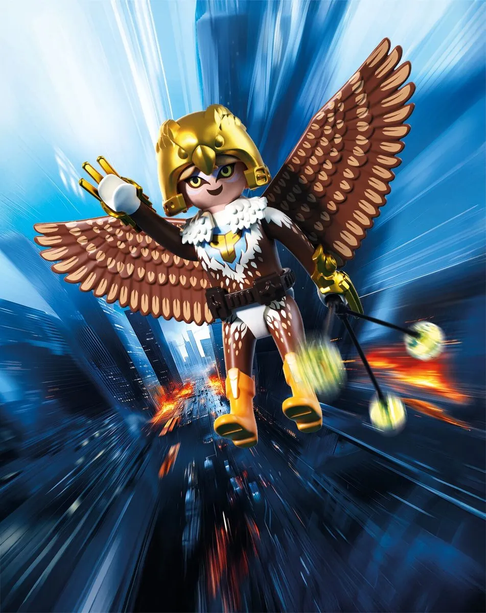 Playmobil Heroes Gevleugelde Heldin 71834 - Multicolor - afbeelding 6 van 6