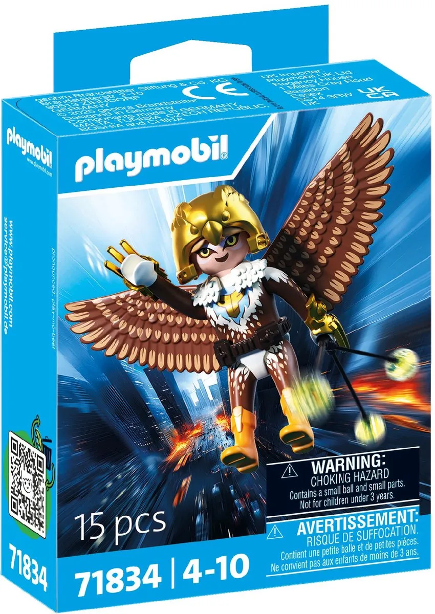 Playmobil Heroes Gevleugelde Heldin 71834 - Multicolor - afbeelding 5 van 6