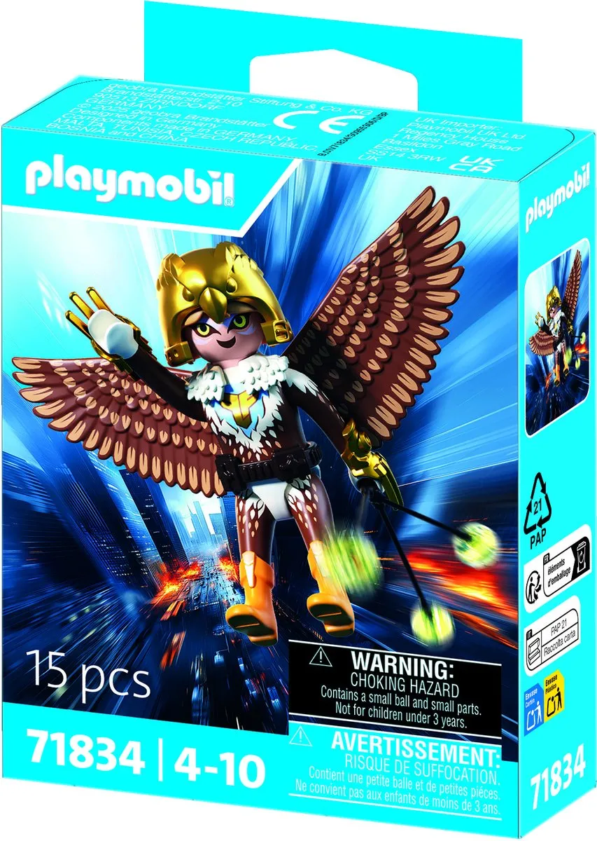 Playmobil Heroes Gevleugelde Heldin 71834 - Multicolor - afbeelding 3 van 6