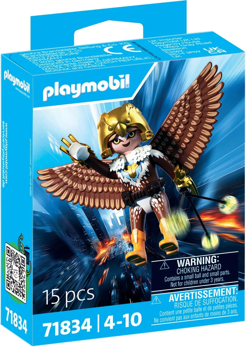 Playmobil Heroes Gevleugelde Heldin 71834 - Multicolor - afbeelding 4 van 6