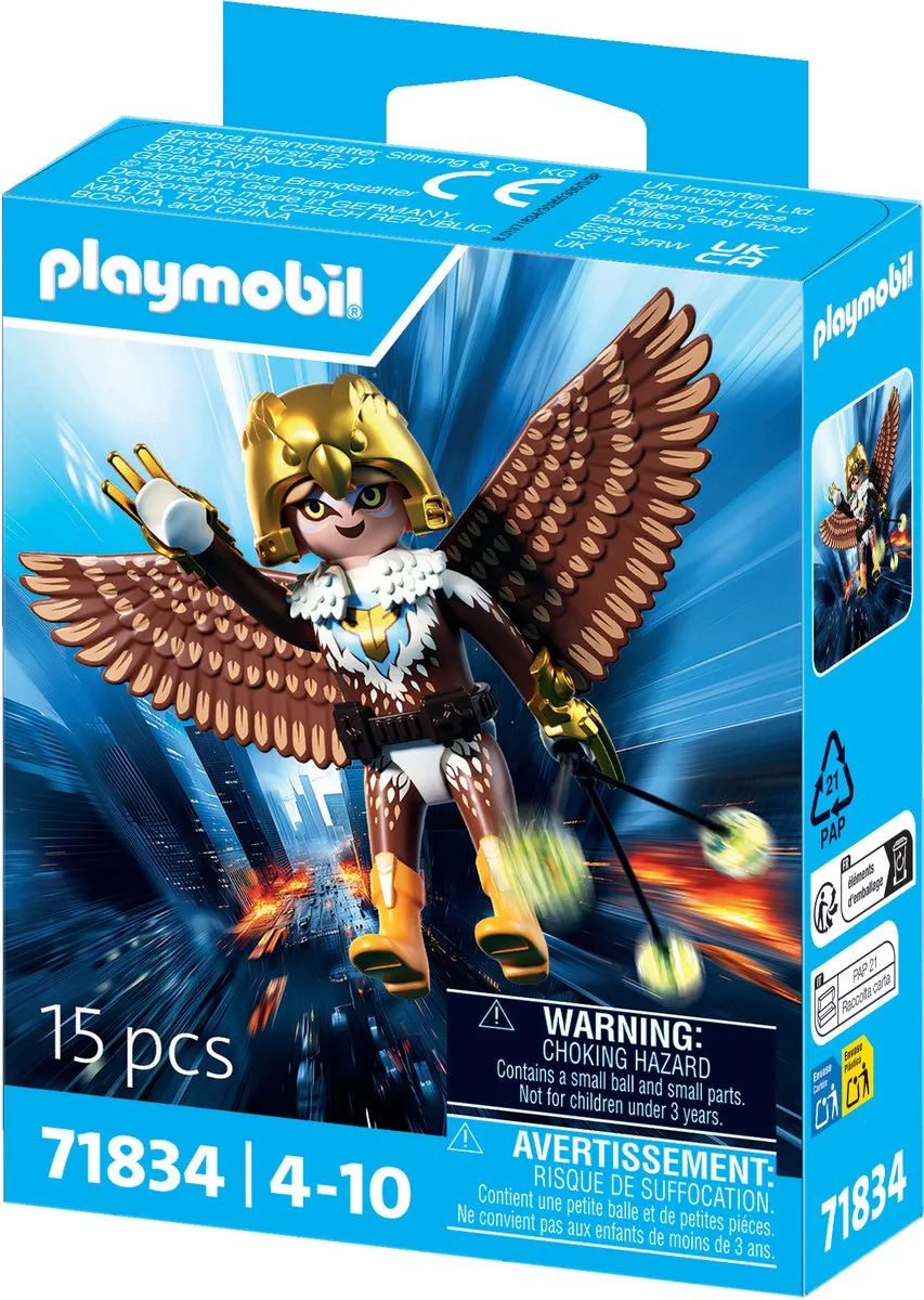 Playmobil Heroes Gevleugelde Heldin 71834 - Multicolor - afbeelding 2 van 6