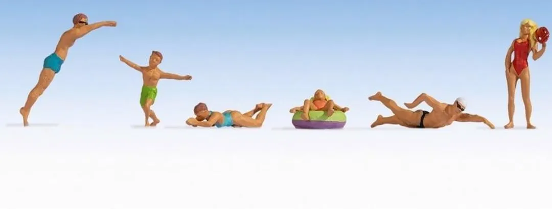 Noch H0 Zwemmen Figuur Handbeschilderd