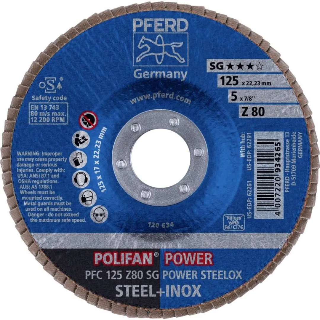 Pferd Power SteeLOX Getande Borgring 125mm - INOX