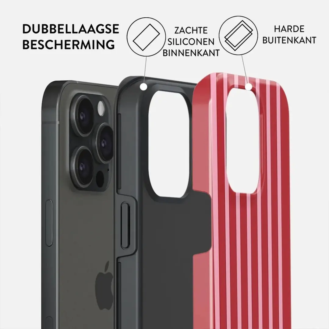 Burga Tough Hoesje iPhone 15 Pro MagSafe - Strawberry Jam - afbeelding 2 van 4