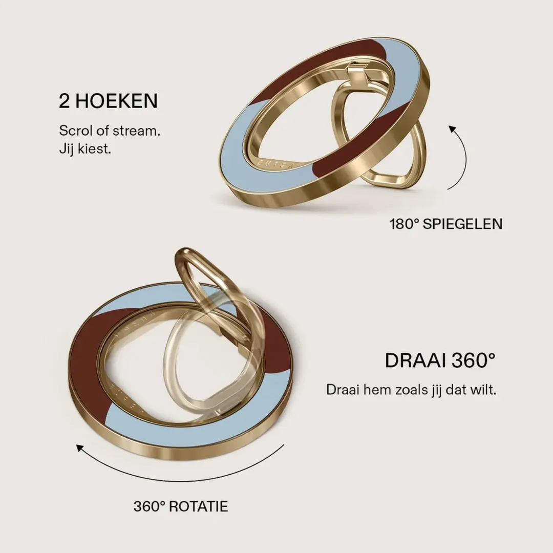 Burga Magnetic Ringholder Gold - Core - afbeelding 3 van 4