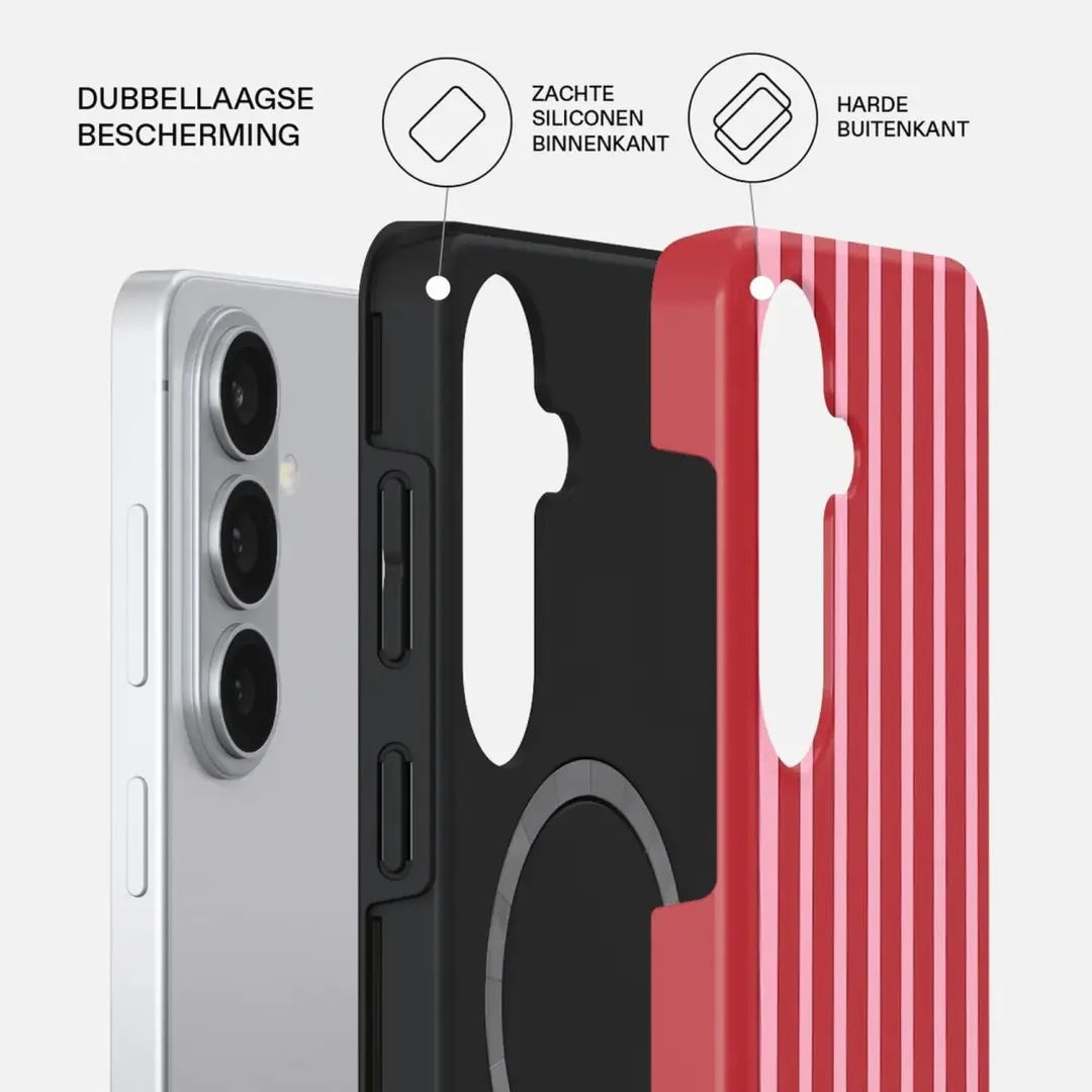 Burga Tough Backcover MagSafe Galaxy S26 - Strawberry Jam - afbeelding 2 van 4