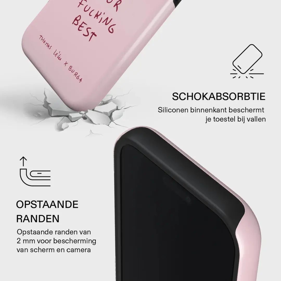 Burga Tough Backcover MagSafe iPhone 17 - Roze - afbeelding 4 van 4